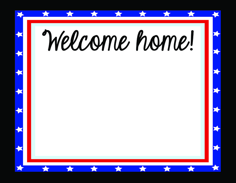 Customizable Welcome Home Signs